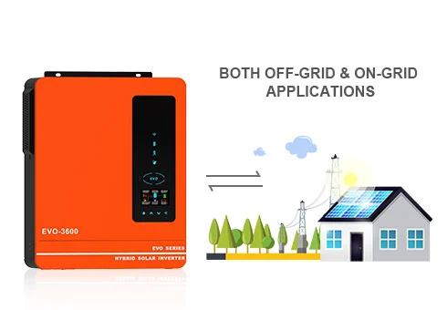 Compatible for both off-grid & on-grid applications, able to feed surplus solar power into the grid.