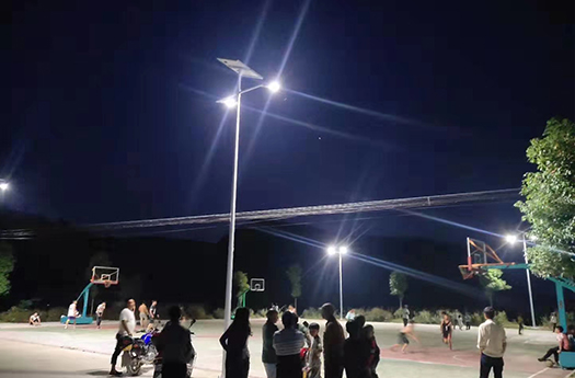 China Solar LED Street Light Rural Lighting Project