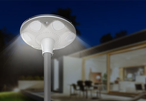 Round Garden Solar Lights