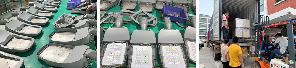 The Production of Tempered glass cover LED Street Light(SLN2)