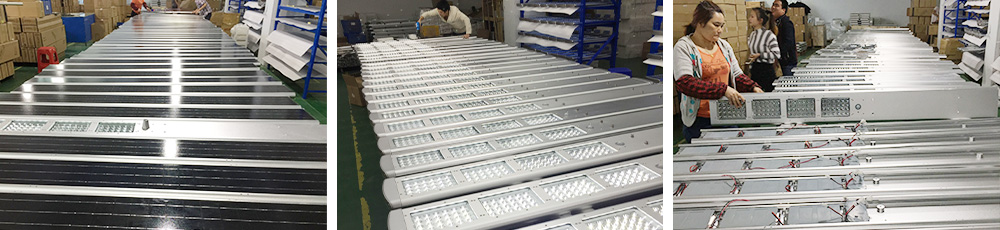 The Production of Classic All In One Solar Street Light (ISSL-M2)