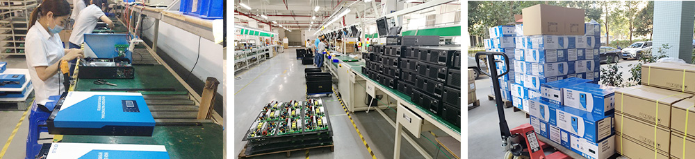 The Production of WIFI monitoring Hybrid Solar Inverter