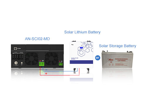 Both solar storage batteries and solar lithium batteries can be directly connected, and the battery balancing function can optimize battery performance and extend battery life.