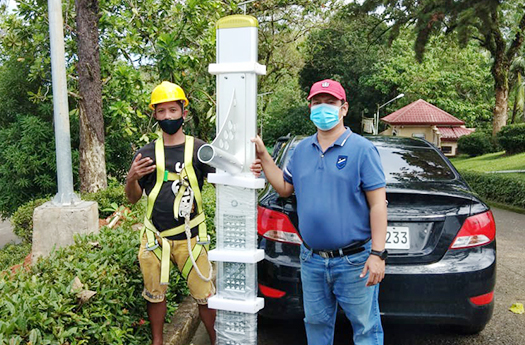 LED Solar Powered Street Light Solution for Philippine Community