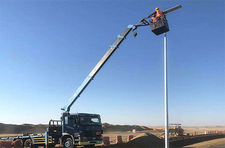 1000 Sets of All in One Solar Street Light Project in Saudi Arabia