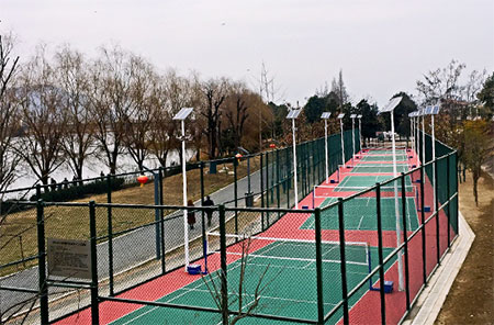 Solar Flood Lights for Stadium in China