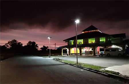 8000lm Solar Lights Project for Community in Malaysia