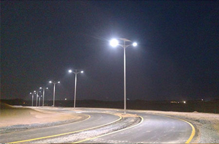 Dubai Island Engineering Road Lighting Project1