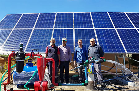 solar water pump system project in Brazil