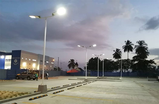 Rural Road 60W Integrated Solar Street Light Project in Trinidad