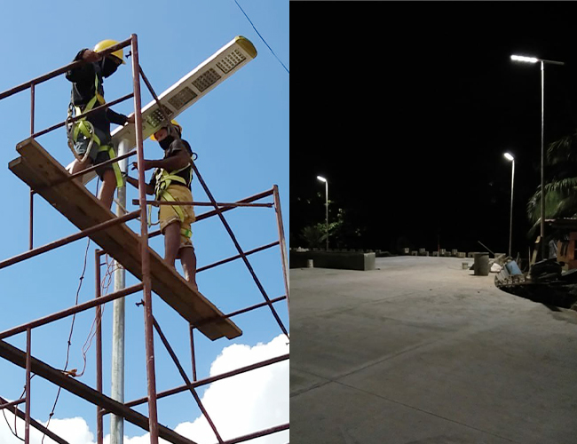 Integrated Solar Street Light Housing