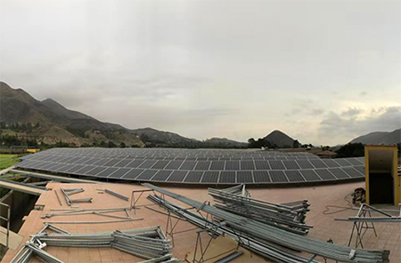 180kw solar off-grid system project for the farm in peru