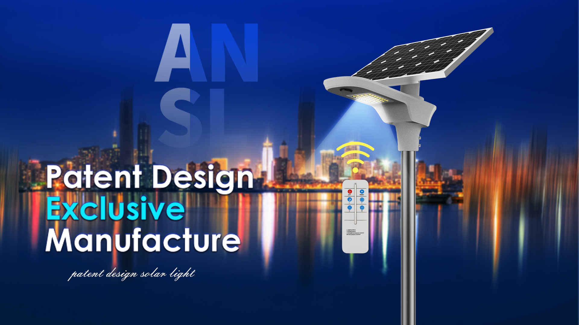 Adjustable Solar Panel Solar Street Light