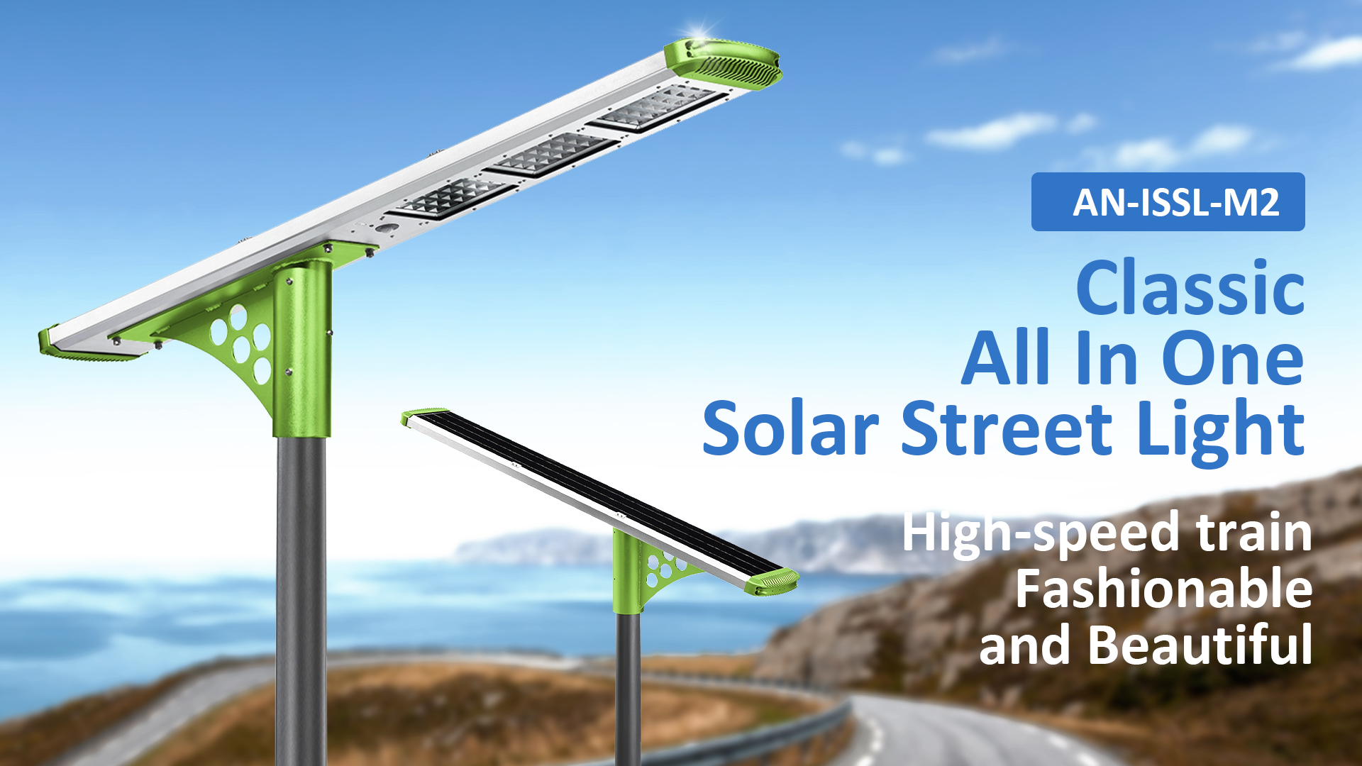 Fashionable and Beautiful Classic All In One Solar Street Light