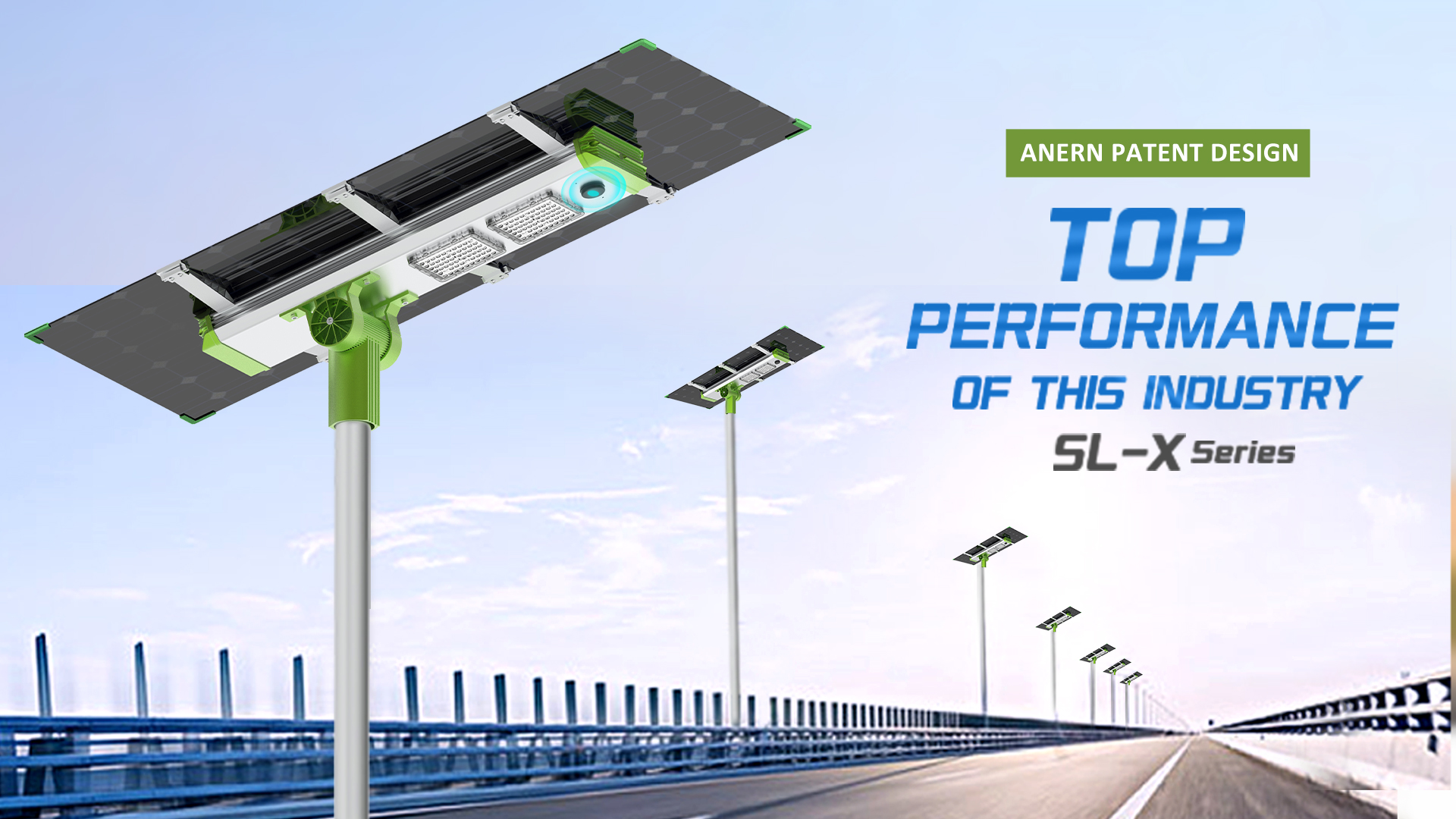 Double-sided Solar Panel Solar Street Light