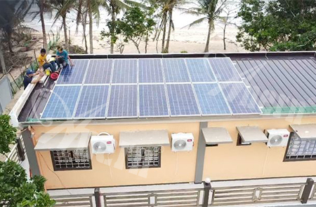 Beach Resort Off-grid Solar System for Philippines