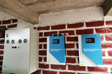 5.5KW Hybrid Solar Inverter was Installed in Salvador