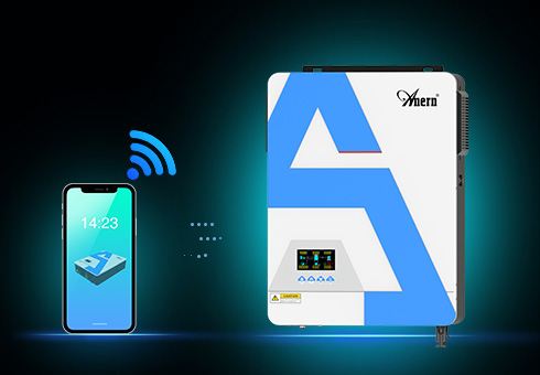 Optional WIFI monitoring function, you can check the running status of the hybrid inverter for solar system through APP at any time, and realize remote operation.