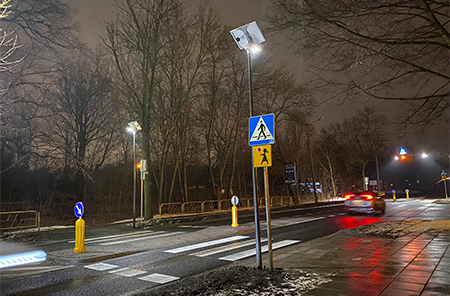 SL-6000 Installed on 4 Meter Pole Height in Poland