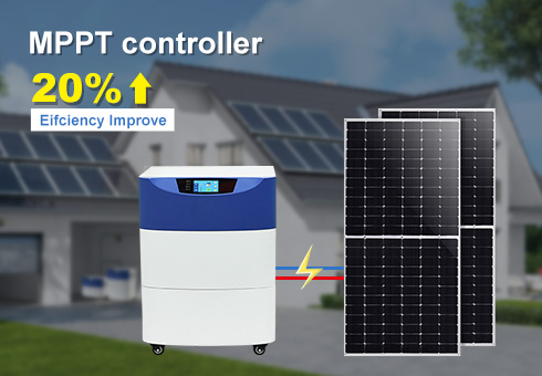 MPPT solar controller greatly improving the charging efficiency more than 20%.