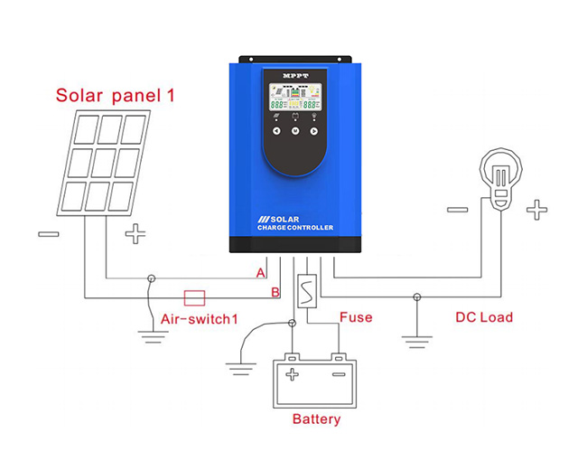mppt solar charge controller schematic