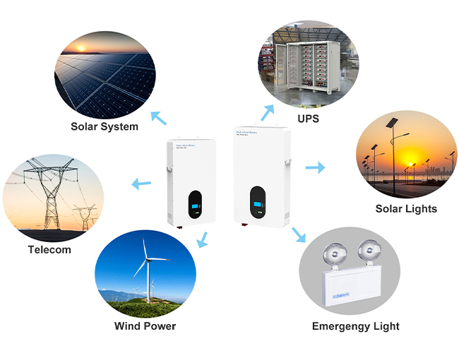 lithium ess 48v 100ah 150ah 200ah wall mounted lifepo4 batterylpb t 17
