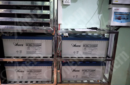 10 Sets of 5.5KW Solar Off-grid Systems for Office in Myanmar