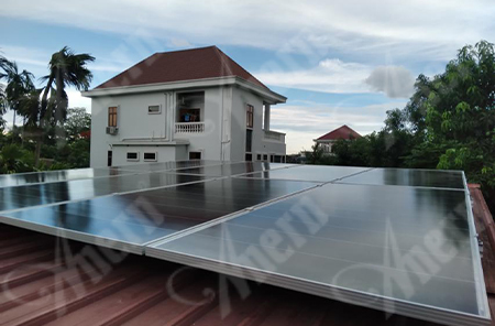 10 Sets of 5.5KW Solar Off-grid Systems for Office in Myanmar