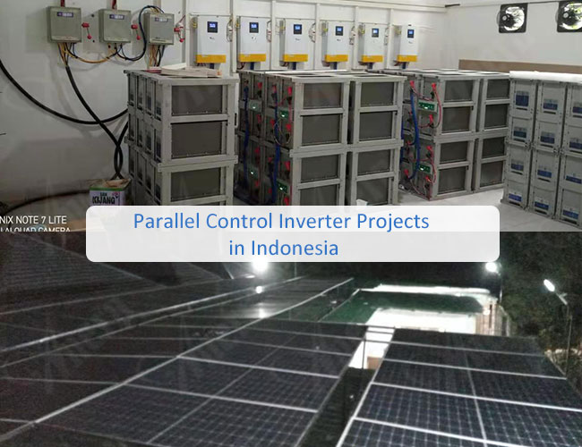 6 parallel control inverter projects in indonesia