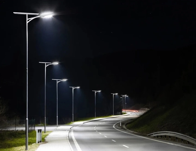 all in two solar powered street light