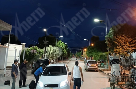 Colombia Linear Park Solar Street Lighting Government Project