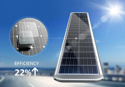 Monocrystalline silicon Grade A high-quality monocrystalline solar panel, charging emergency >21%. Long lifespan, waterproof, dust proof, 25 years service life.