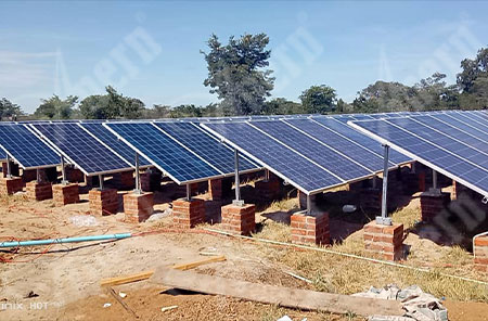 50KW Off Grid Solar Power System Farm Project in Zimbabwe