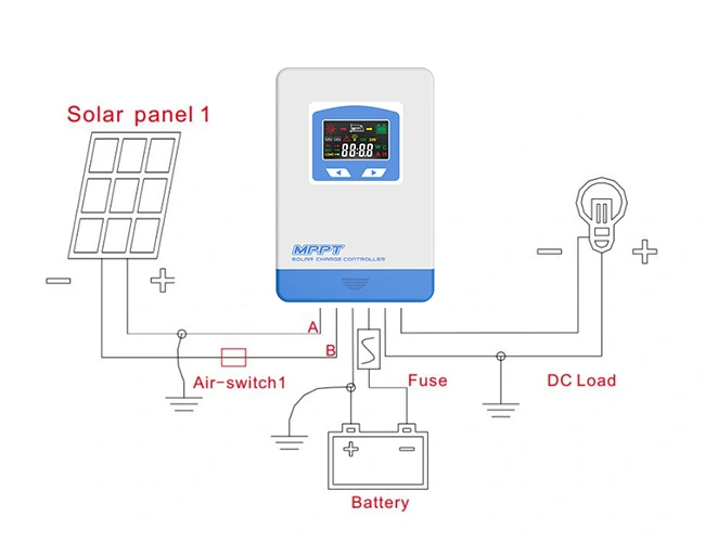 mppt solar charge controller schematic