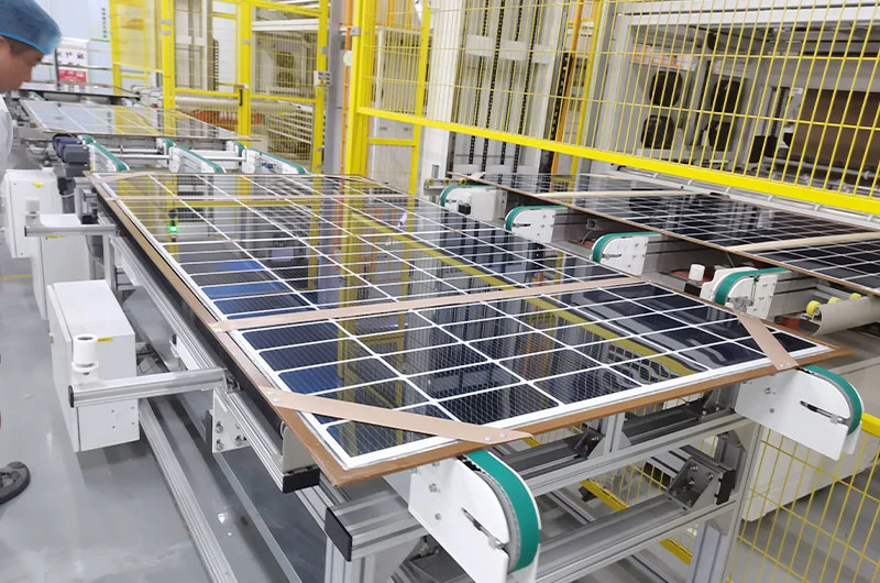 double glass solar panel factory