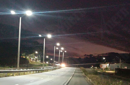 Brazil 2000 sets of AN-SL-X Urban Main Road Solar Street Light Project