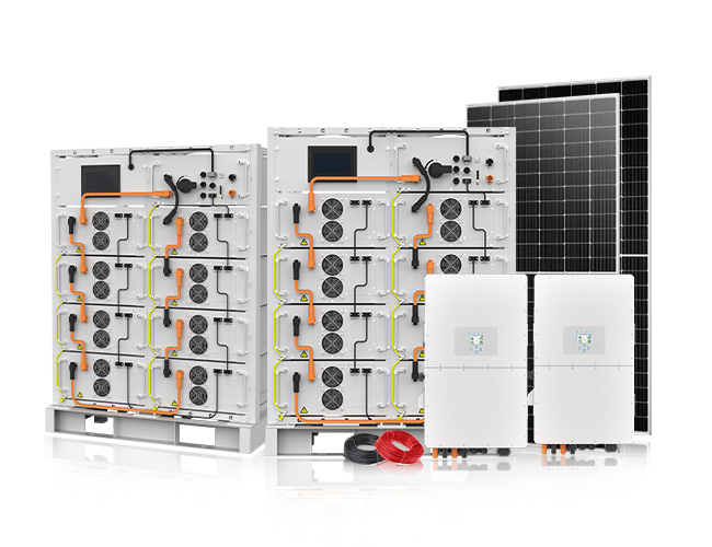 30KW / 50KW / 80KW / 100KW Commercial Hybrid Off-Grid Solar Power System with DEYE Inverter