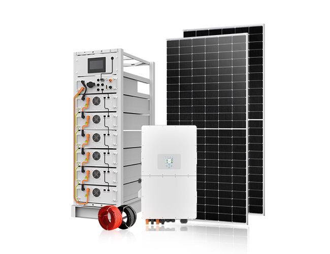 30KW / 50KW / 80KW / 100KW Commercial Hybrid Off-Grid Solar Power System with DEYE Inverter