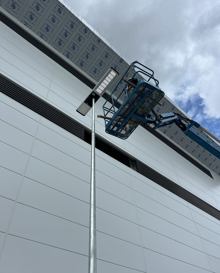 solar street light installation solar street light installation