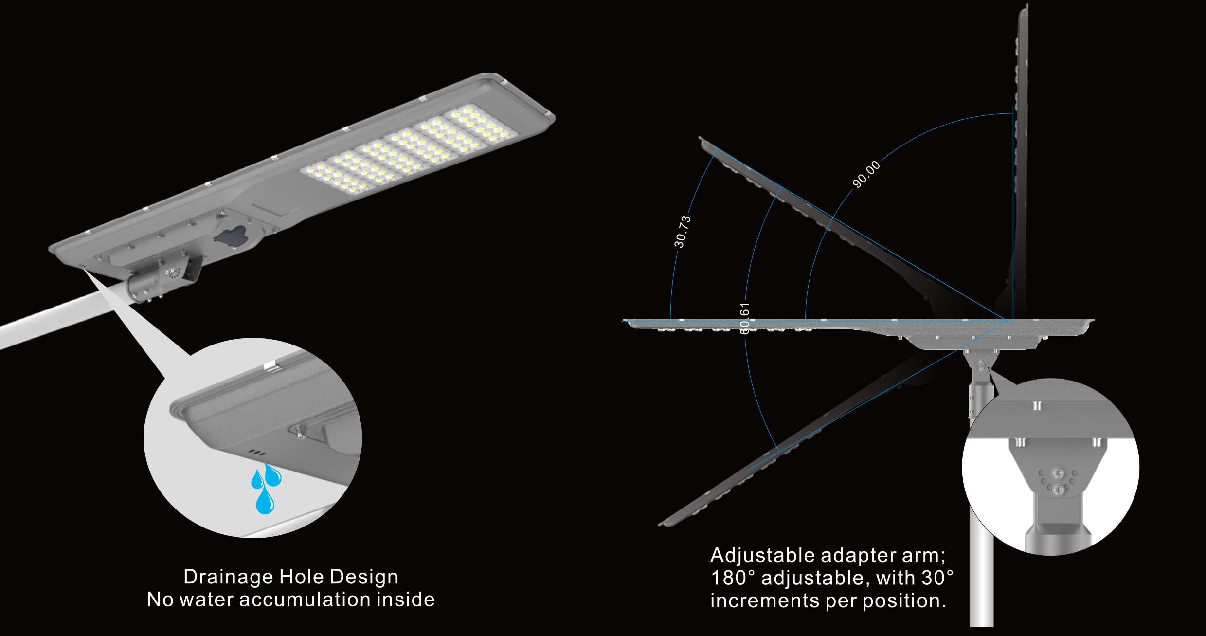 80W 100W 120W 150W Solar Powered Street Light (SLP)