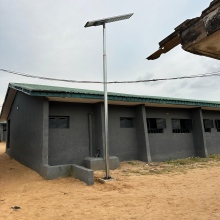 Anern SLV2 120W Solar Street Lights in Nigeria