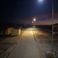 Anern SLZ2 120W Solar Street Lights in Venezuela